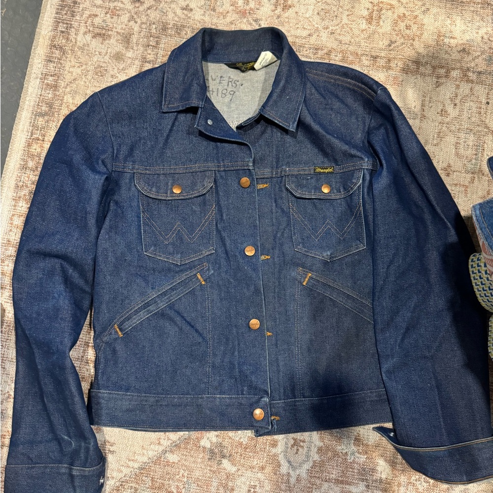 Vintage Wrangler Blue Denim Jacket